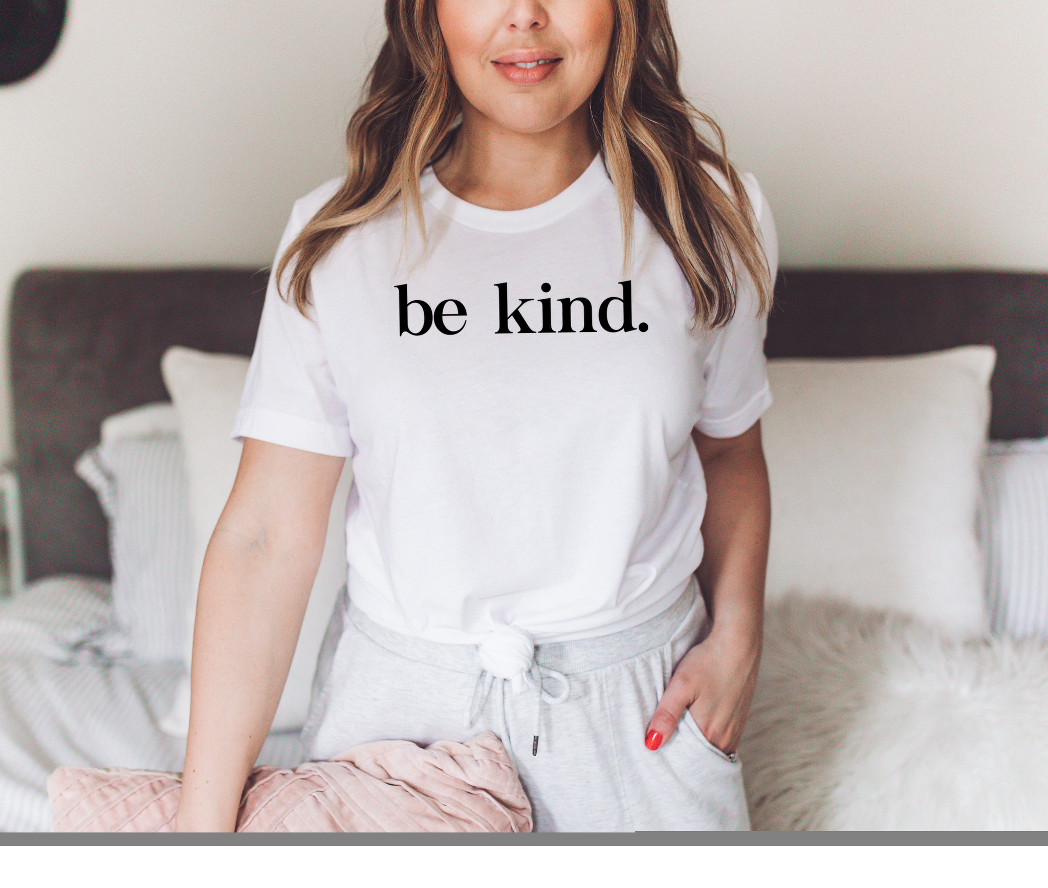 Be Kind. - Womens T-Shirt