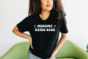 Mercury Retro Babe - Ladies Tshirt