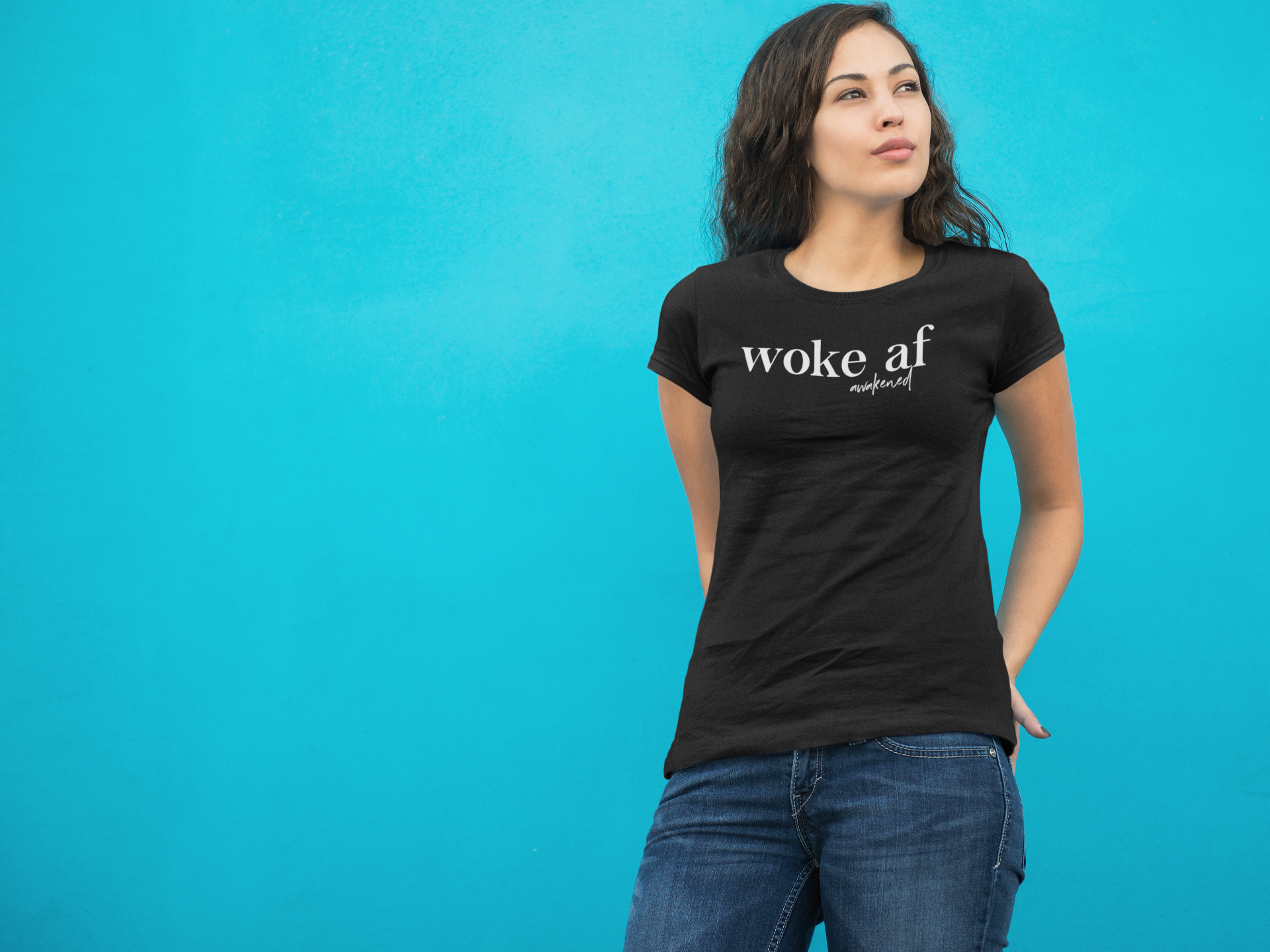 Woke Af - Women's T-Shirt